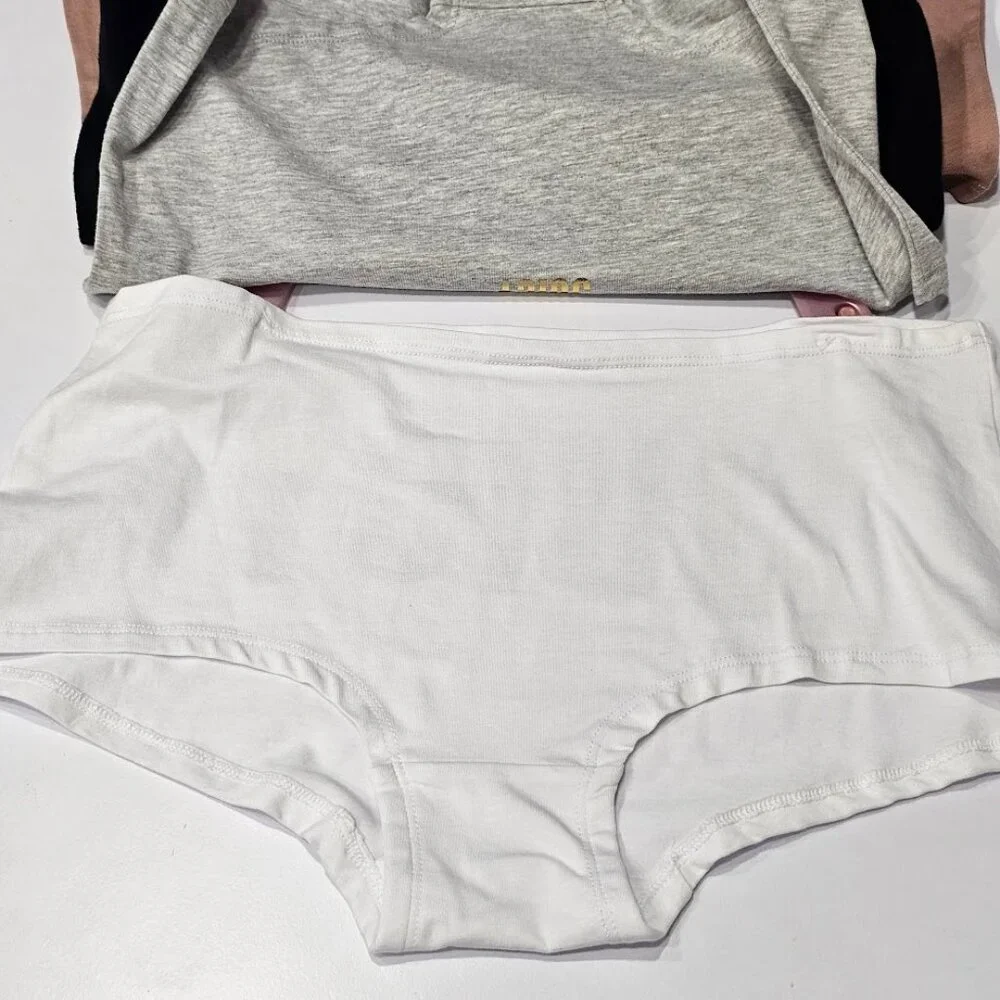 Juicy Couture Boy Shorts Panties 5Pk Logo Underwear Size XL